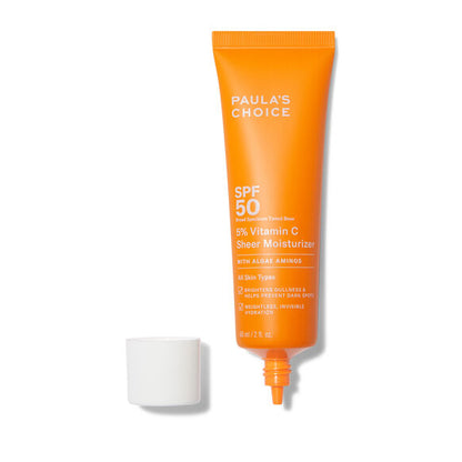 PAULA'S CHOICE 
5% VITAMIN C SHEER MOISTURIZER SPF50 60ML