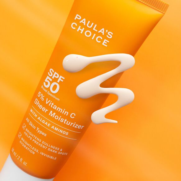 PAULA'S CHOICE 
5% VITAMIN C SHEER MOISTURIZER SPF50 60ML