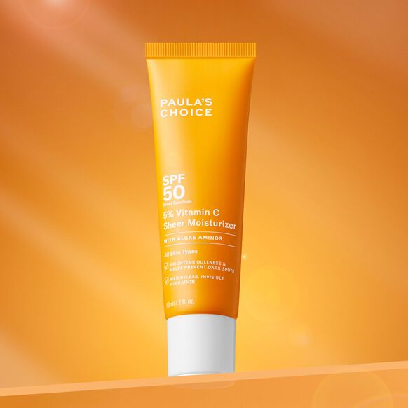 PAULA'S CHOICE 
5% VITAMIN C SHEER MOISTURIZER SPF50 60ML