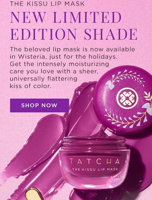 TATCHA The Kissu Lip Mask- Wisteria