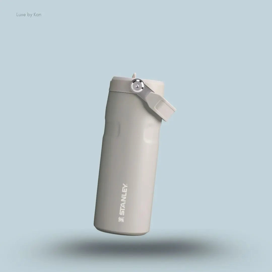 Stanley IceFlow Bottle Flip Straw 2.0 0.47L Ash colour leakproof lightweight water bottle front view India