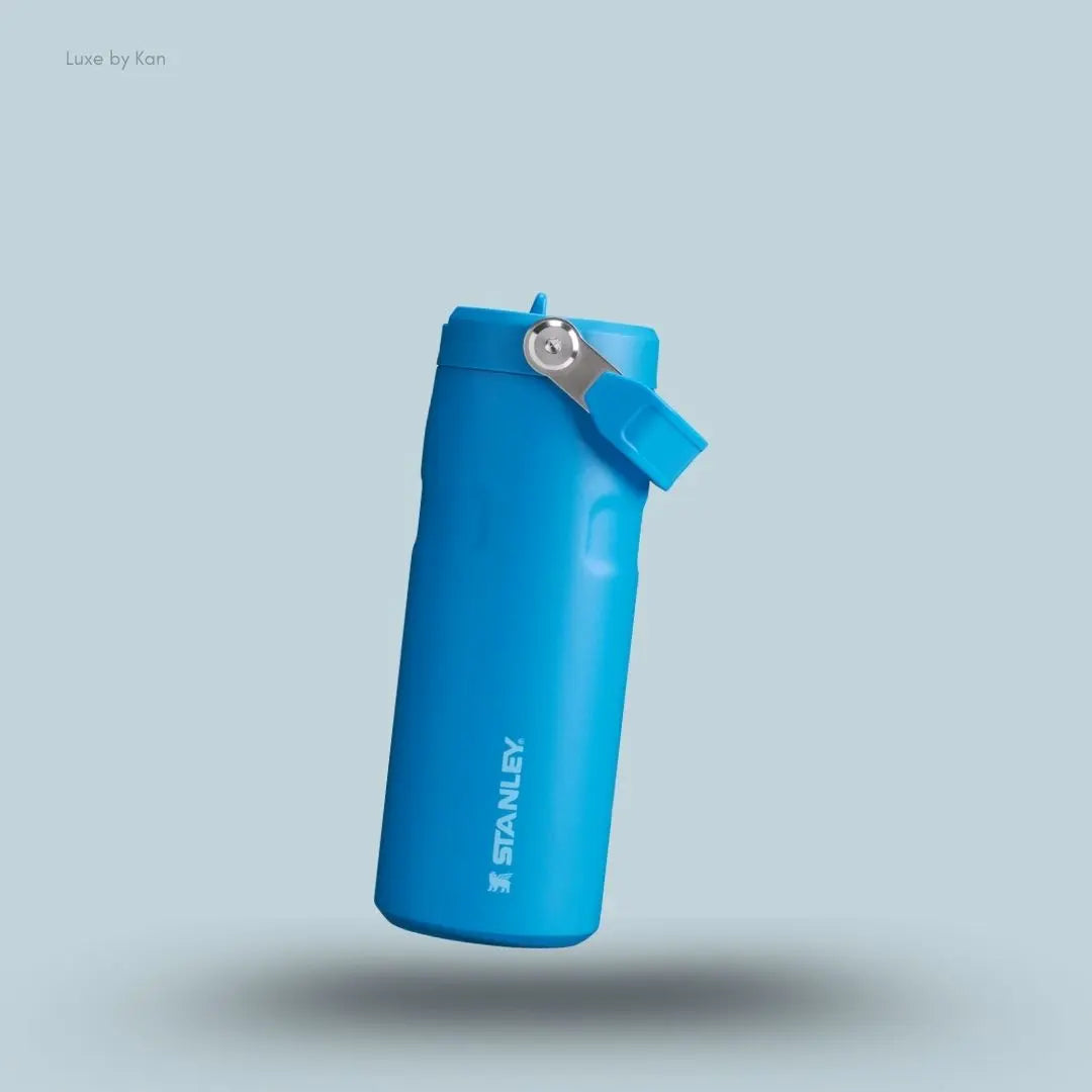 Stanley IceFlow Bottle Flip Straw 2.0 0.47L Azure colour leakproof lightweight water bottle front view India
