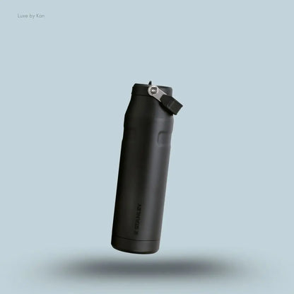 Stanley IceFlow Bottle Flip Straw 2.0 1.06L Black 2.0 colour leakproof lightweight water bottle front view India