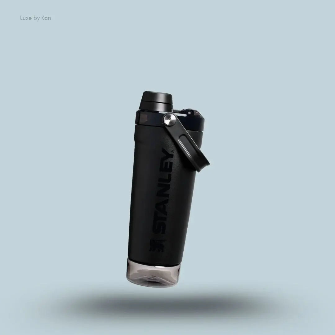 Stanley Vitalize Shaker 0.59L Black colour leakproof protein shaker front view India