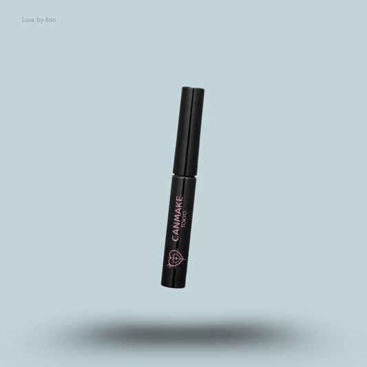Canmake Long-Lasting Curl Ultra-Thin Brush Mascara in 01 Black, curling mascara tube