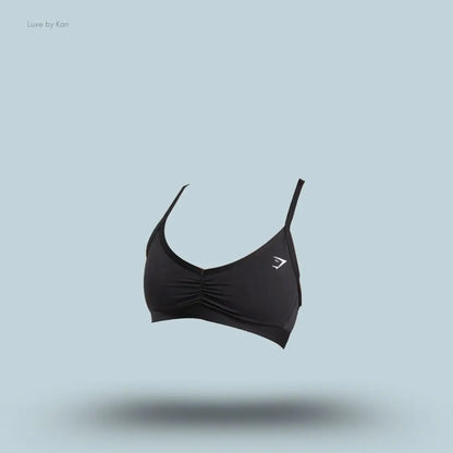 GYMSHARK RUCHED STRAPPY SPORTS BRA Light Support