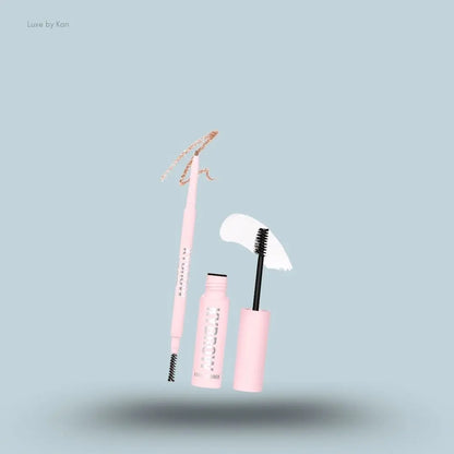 Kylie Cosmetics Kybrow Kit on blue background — Luxe by Kan India