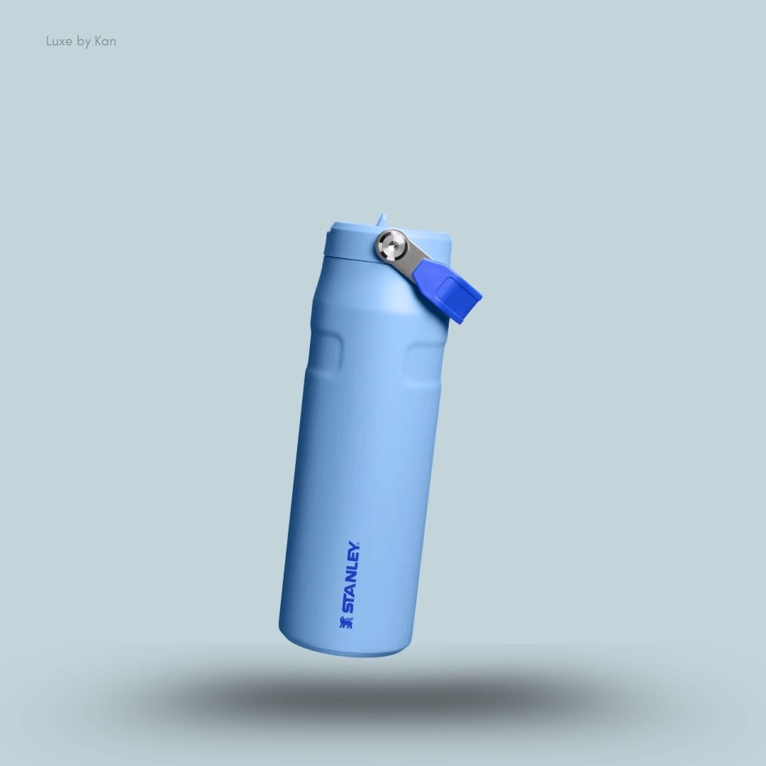 Stanley IceFlow Bottle Flip Straw 2.0 0.71L Blue Sky colour leakproof lightweight water bottle front view India