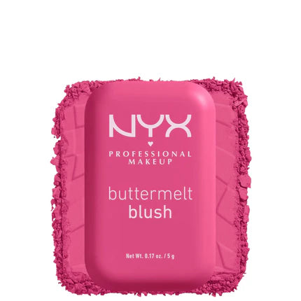 NYX Professional Makeup Buttermelt Powder Blush up to 12H Wear- Butta with time