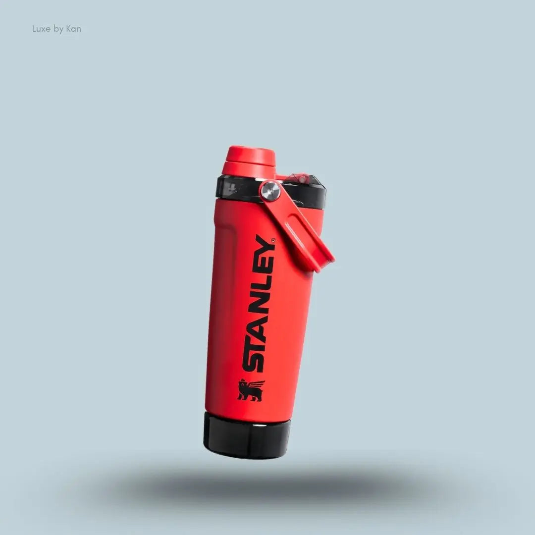 Stanley Vitalize Shaker 0.59L Chili Black colour leakproof protein shaker front view India