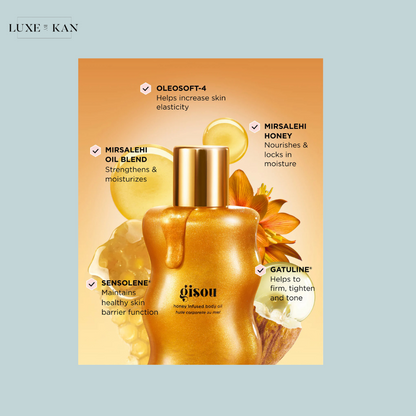 GISOU Honey Infused  Honey Gold Body Oil