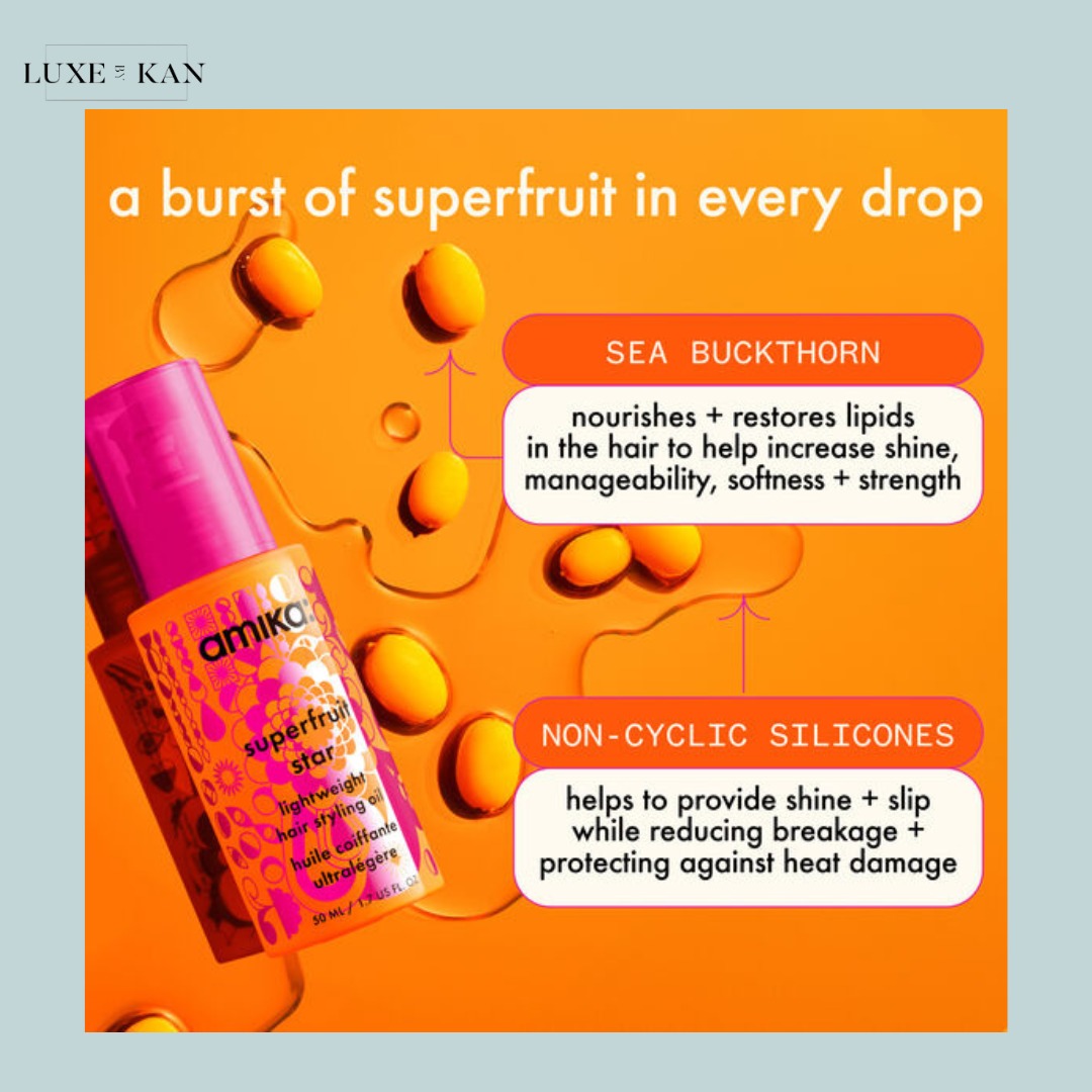 Amika Superfruit Star Lightweight Styling Oil