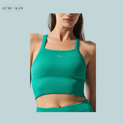 Alo Seamless Ribbed Favorite Bra Tank Limited