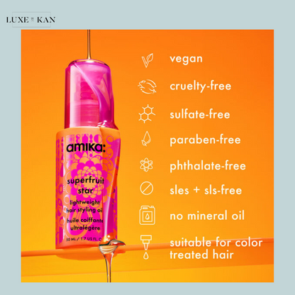 Amika Superfruit Star Lightweight Styling Oil