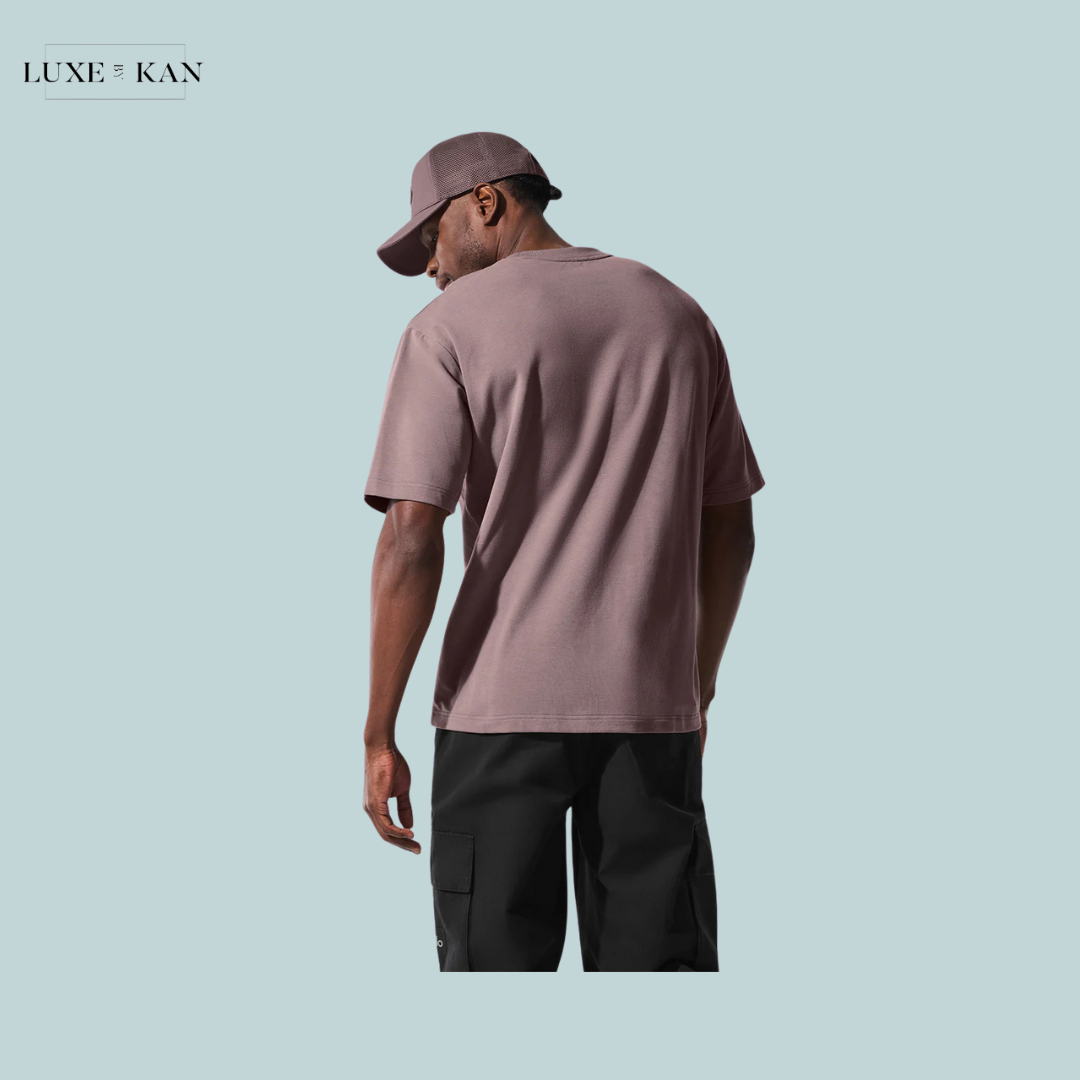 Alo Double Take Short Sleeve Limited Edition: Mushroom