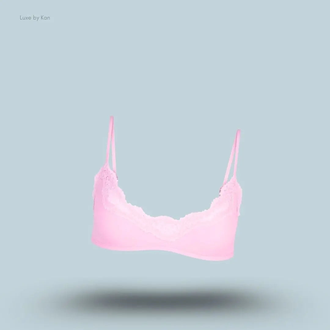 SKIMS Fits Everybody lace-trimmed stretch-woven bra