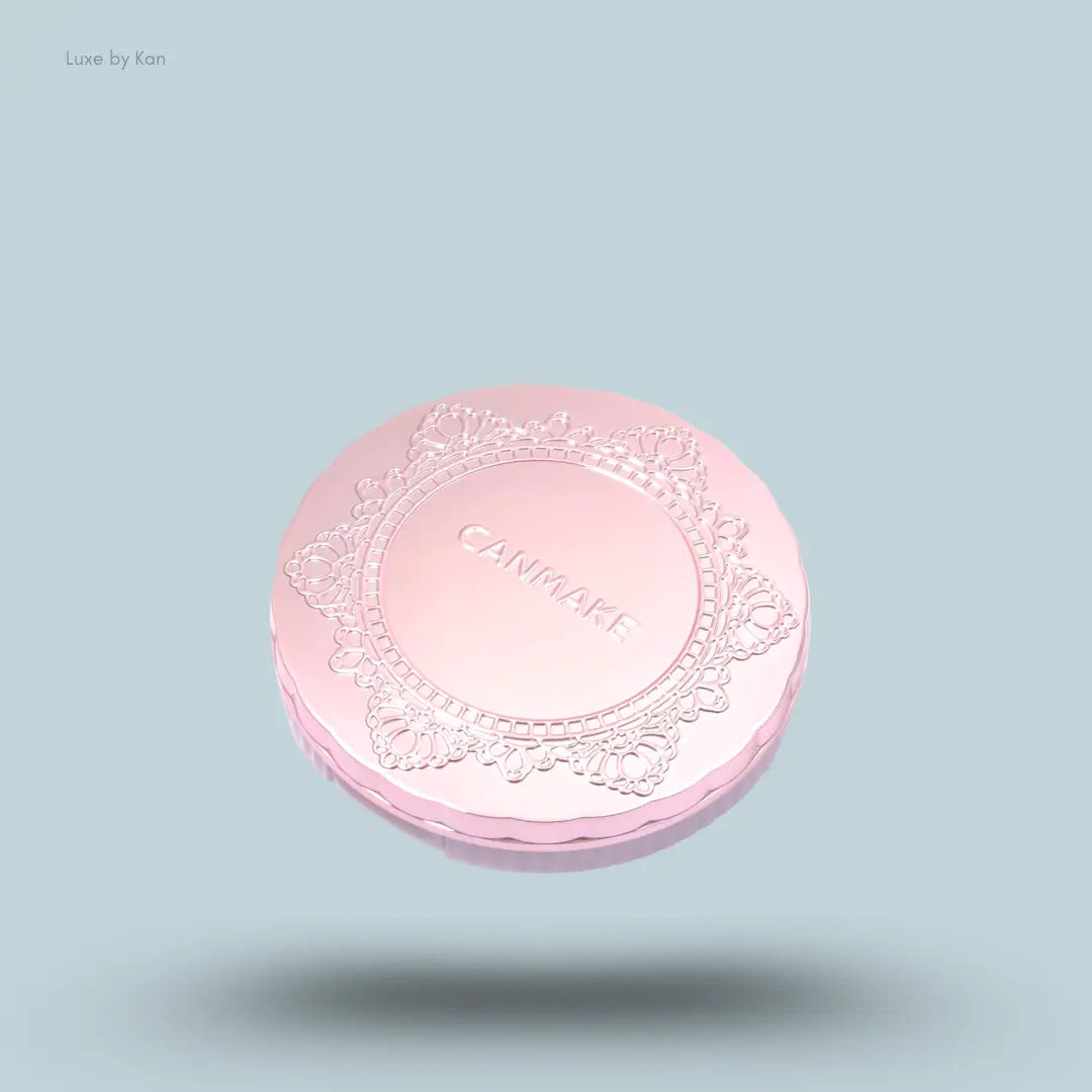 Canmake Transparent Finish Powder, pressed setting powder compact