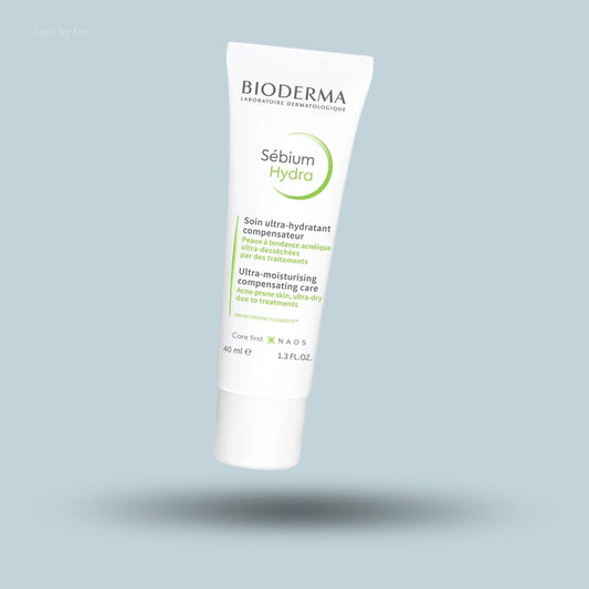 Bioderma Sebium Hydra Moisturizer for Oily, Acne-Prone Skin with Ceramides for 24H Hydration