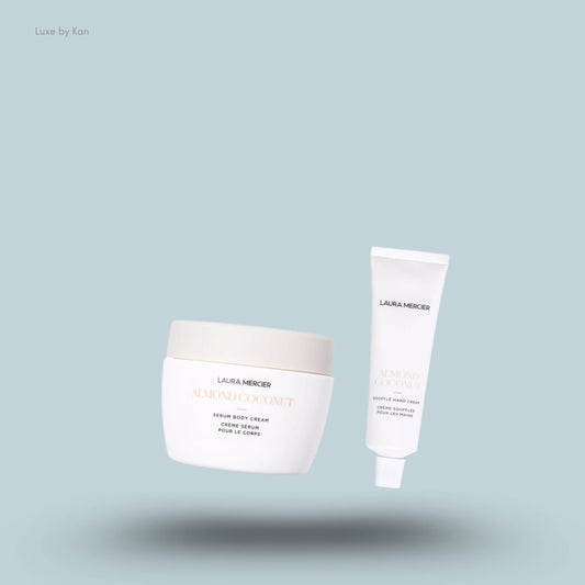 Laura Mercier Nourishing Body Bundle – Almond Coconut Body Cream and Hand Cream