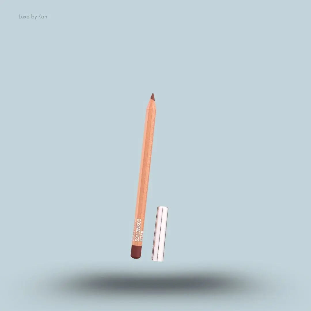 Kylie Cosmetics Holiday Collection Precision Pout Lip Liner 1.4g pencil on blue background — LBK