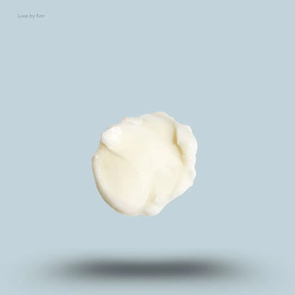 Amika Soulfood Nourishing Hair Mask cream swatch on background — shop in India at Luxe by Kan