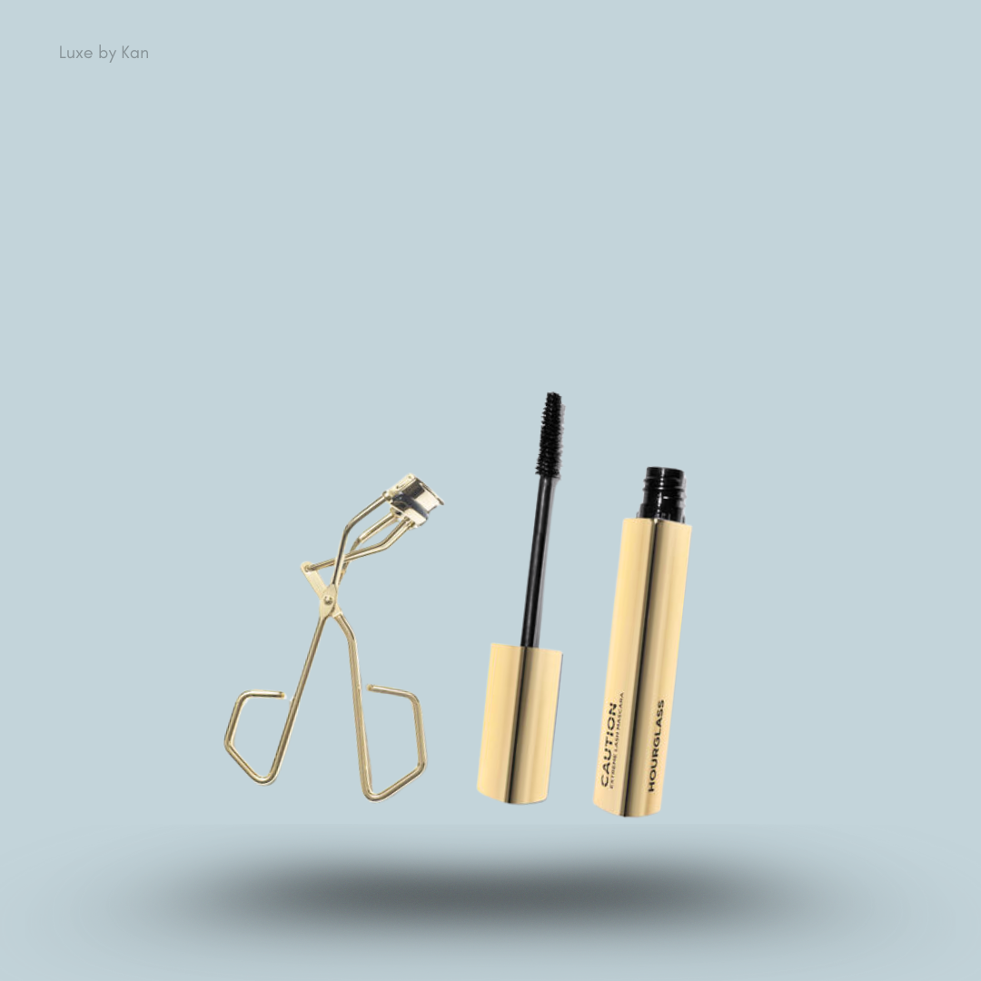 Hourglass Lash Bundle - Caution Extreme Lash Mascara and Lash Curler