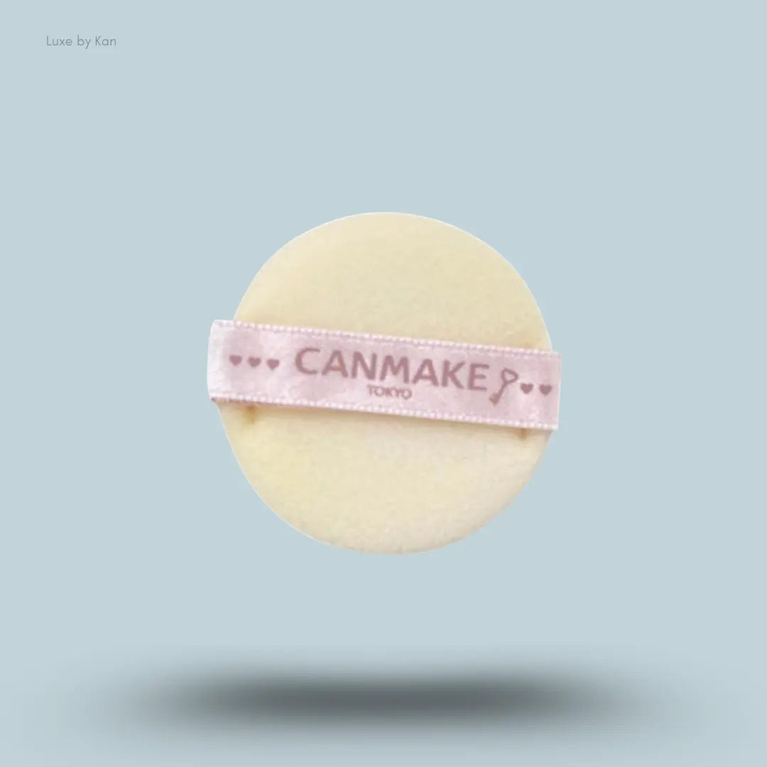 Canmake Secret Beauty Powder in 02 Natural, compact with powder puff applicator
