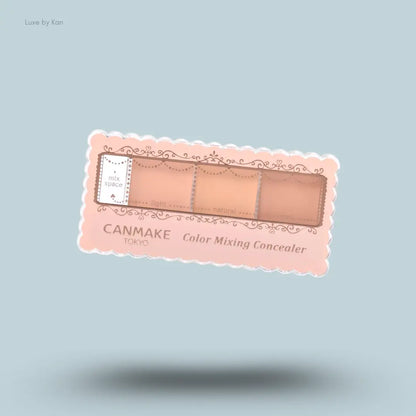 Canmake Color Mixing Concealer in Beige, silky concealer palette compact