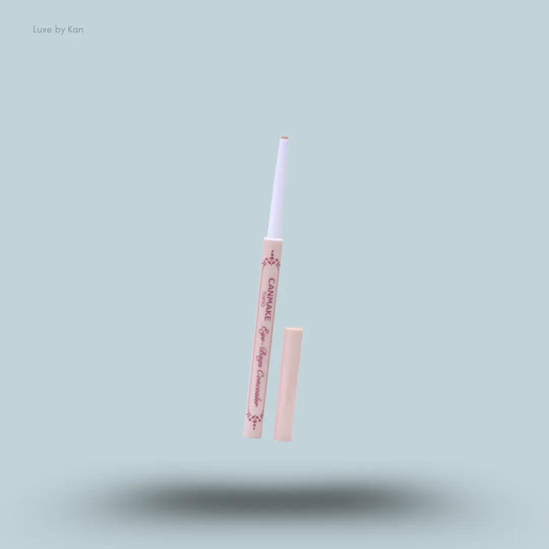 Canmake Tear Bag Slim Concealer in 02 Pink Beige, slim tear bag concealer pencil