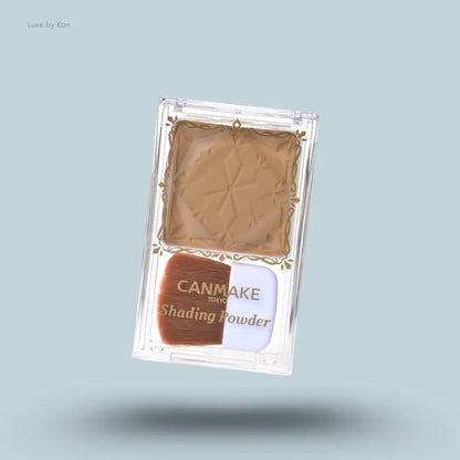 Canmake Shading Powder in Honey Brown, pressed contour powder compact