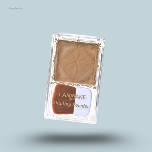 Canmake Shading Powder in Honey Brown, pressed contour powder compact