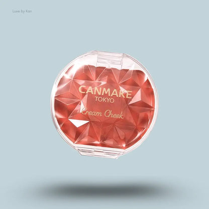 Canmake Cream Cheek in 16 Almond Terracotta, gel cream blush compact
