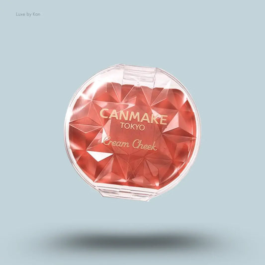 Canmake Cream Cheek in 16 Almond Terracotta, gel cream blush compact