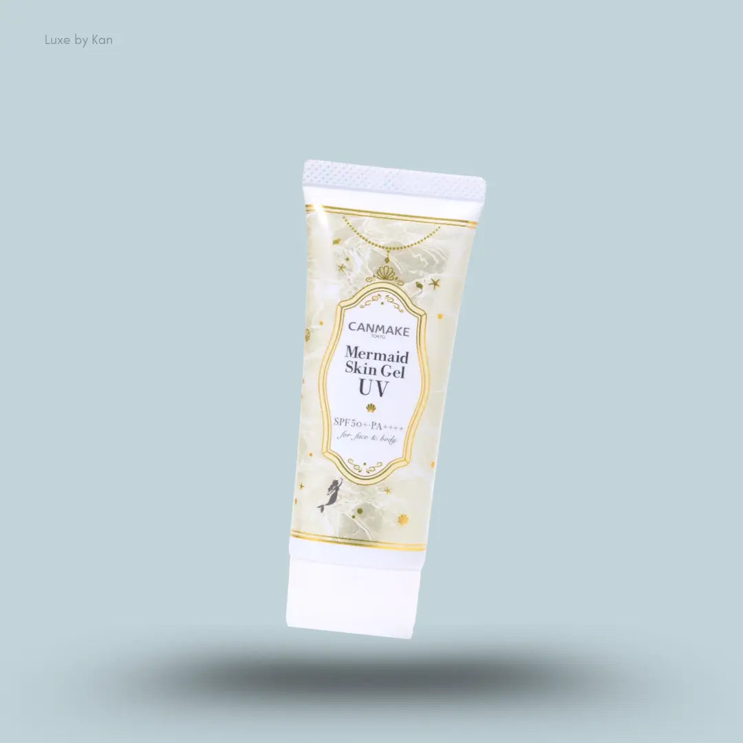 Canmake Mermaid Skin Gel UV Vitamin C SPF50+ PA++++ sunscreen tube, 40g