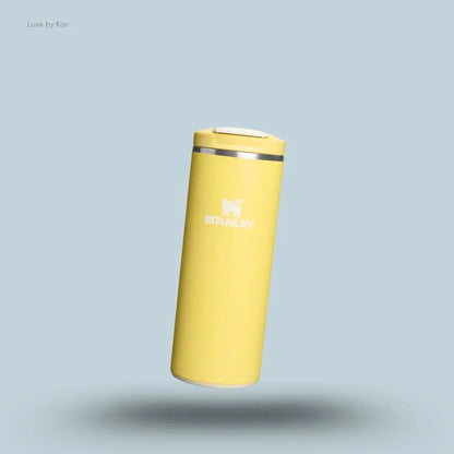 Stanley Transit Fliptop Mug 0.35L Daffodil colour front view AeroLight technology India