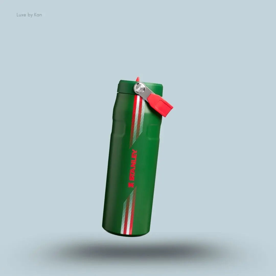 Stanley IceFlow Bottle Flip Straw 2.0 0.71L Team Dark Green Red colour front view India