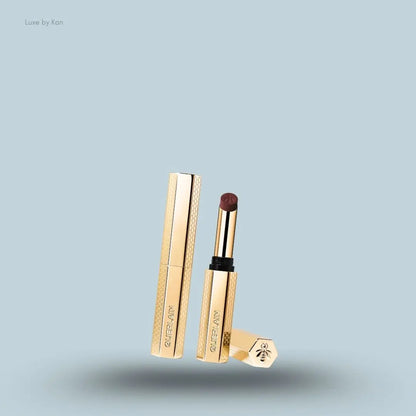 Guerlain KissKiss Honey-Infused Intense Lipstick 291 Deep Dahlia deep brown blur matte kissproof refillable case India