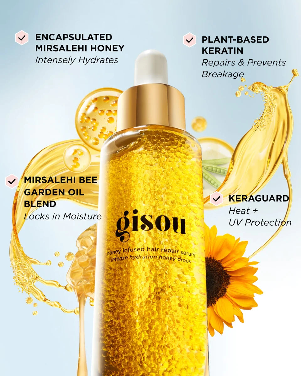 GISOU Honey Infused Hair Repair Serum 30ml
