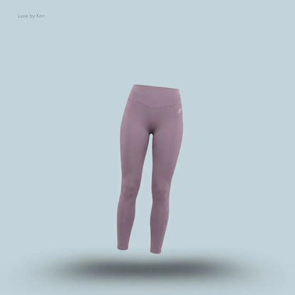 Gymshark Intense Bum Scrunch Leggings Dusk Purple high-waisted deep V waistband bum scrunch women's activewear leggings front view India