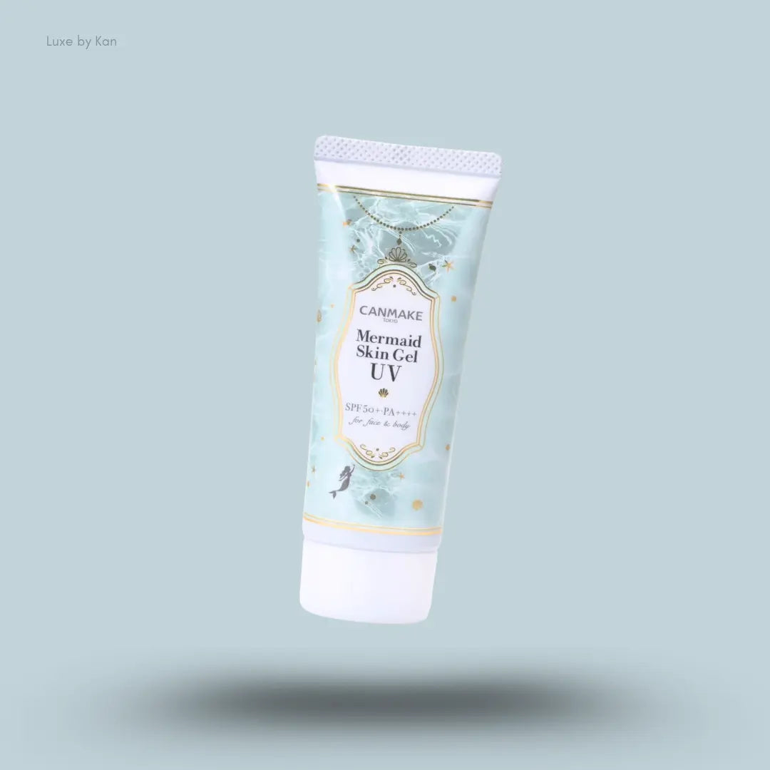 Canmake Mermaid Skin Gel UV CICA Mint SPF50+ PA++++ sunscreen tube, 30ml