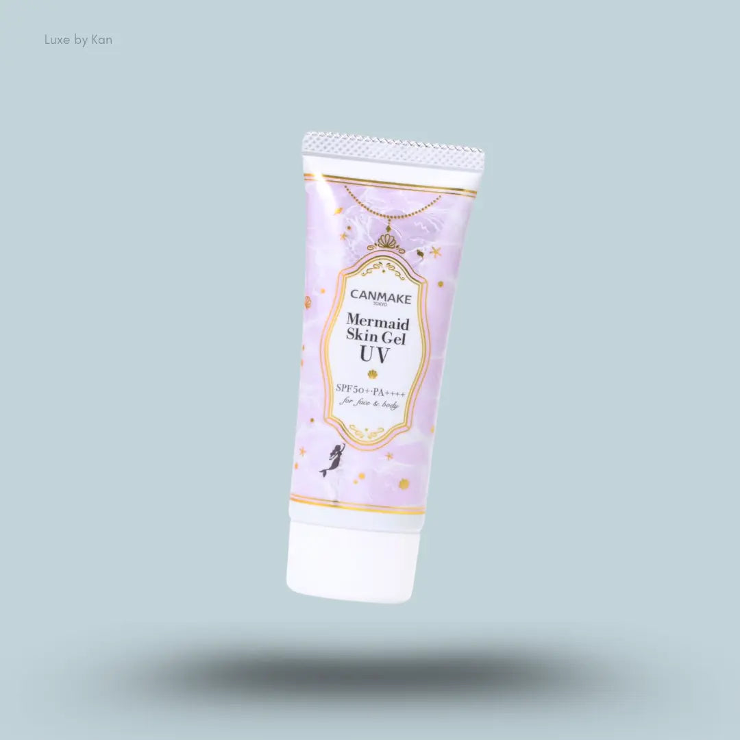 Canmake Mermaid Skin Gel UV C03 Pure Purple SPF50+ PA++++ sunscreen tube, 40g