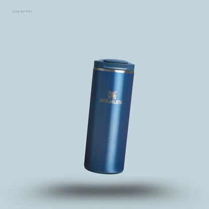 Stanley Transit Fliptop Mug 0.35L Glacial Blue Shine colour front view AeroLight technology India