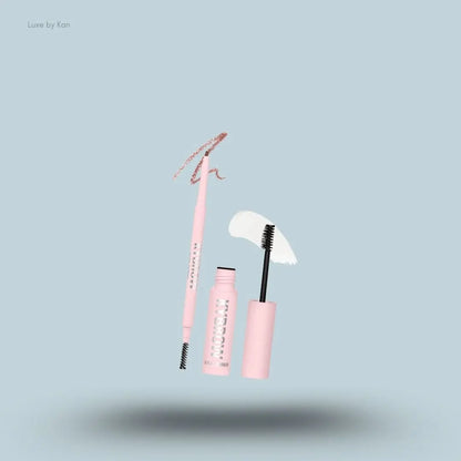Kylie Cosmetics Kybrow Kit on blue background — Luxe by Kan India