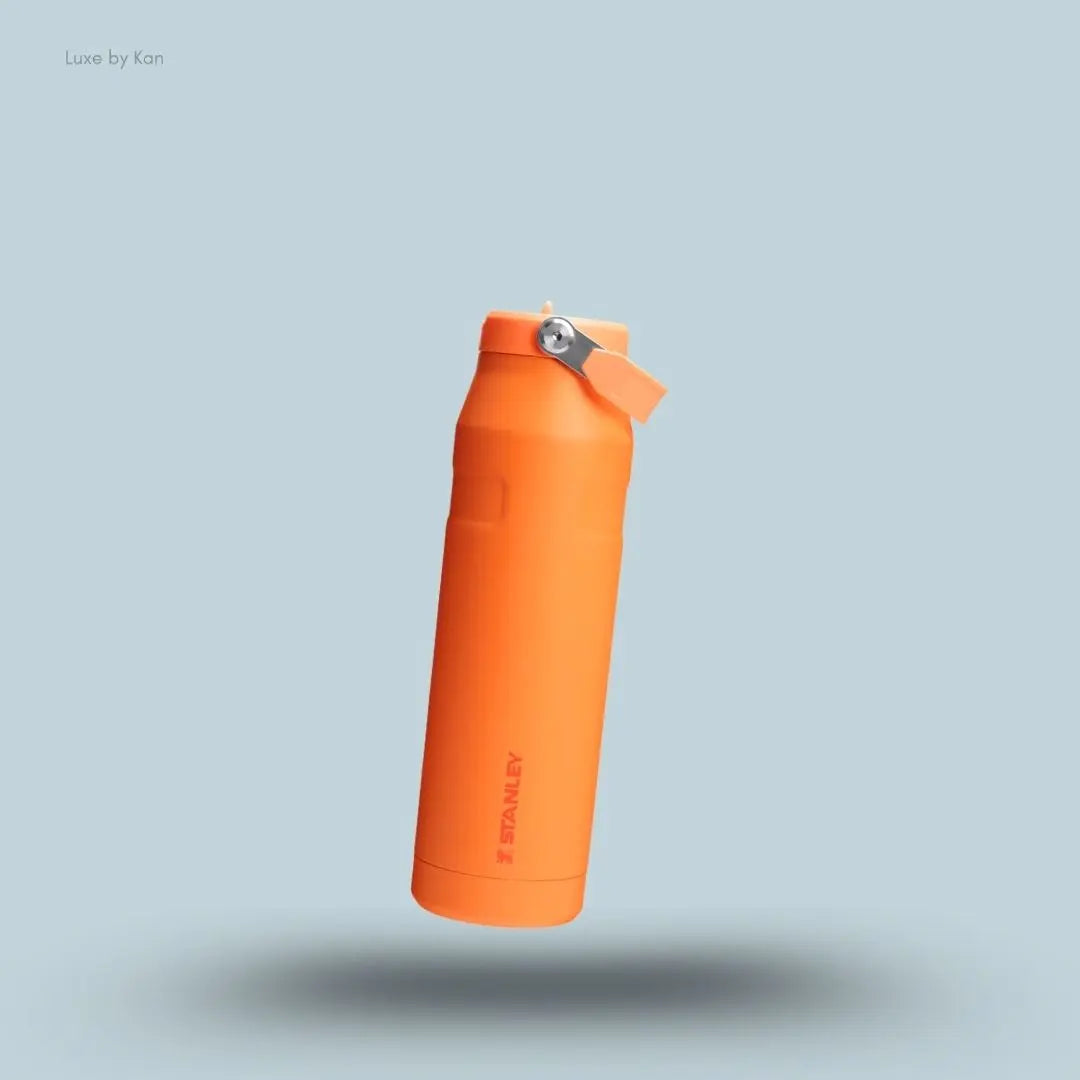 Stanley IceFlow Bottle Flip Straw 2.0 1.06L Goldenrod Coral colour leakproof lightweight water bottle front view India
