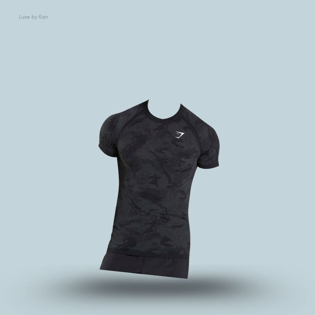 GYMSHARK MEN GEO SEAMLESS T-SHIRT Slim Fit