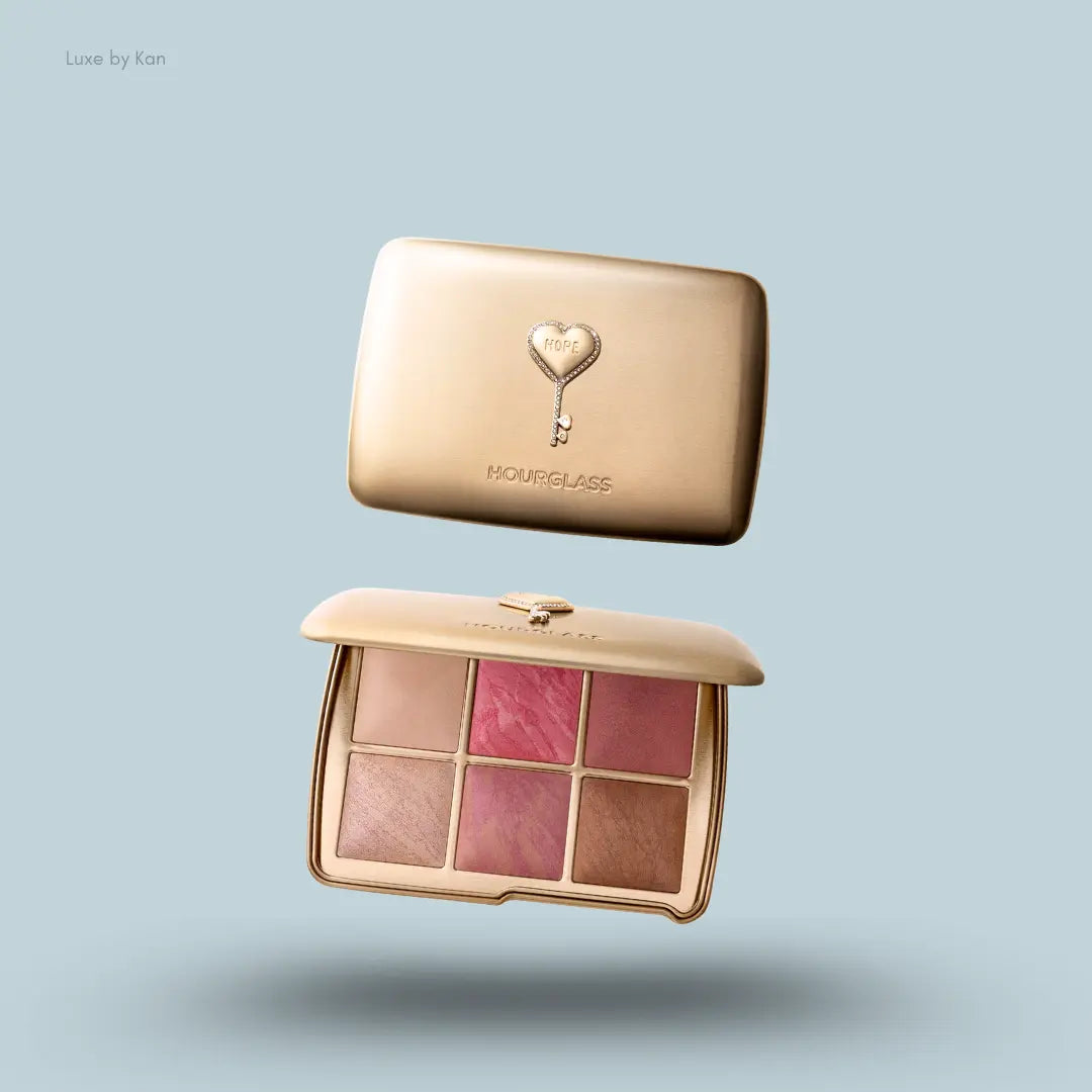 Hourglass Ambient Lighting Edit Unlocked Palette in Hope, six-shade blush, bronzer and highlighter palette