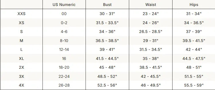 SKIMS Refined Knit Tube Top size guide chart with measurements
