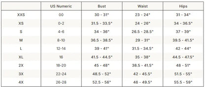 SKIMS Cotton Jersey Loose Short size guide chart with measurements