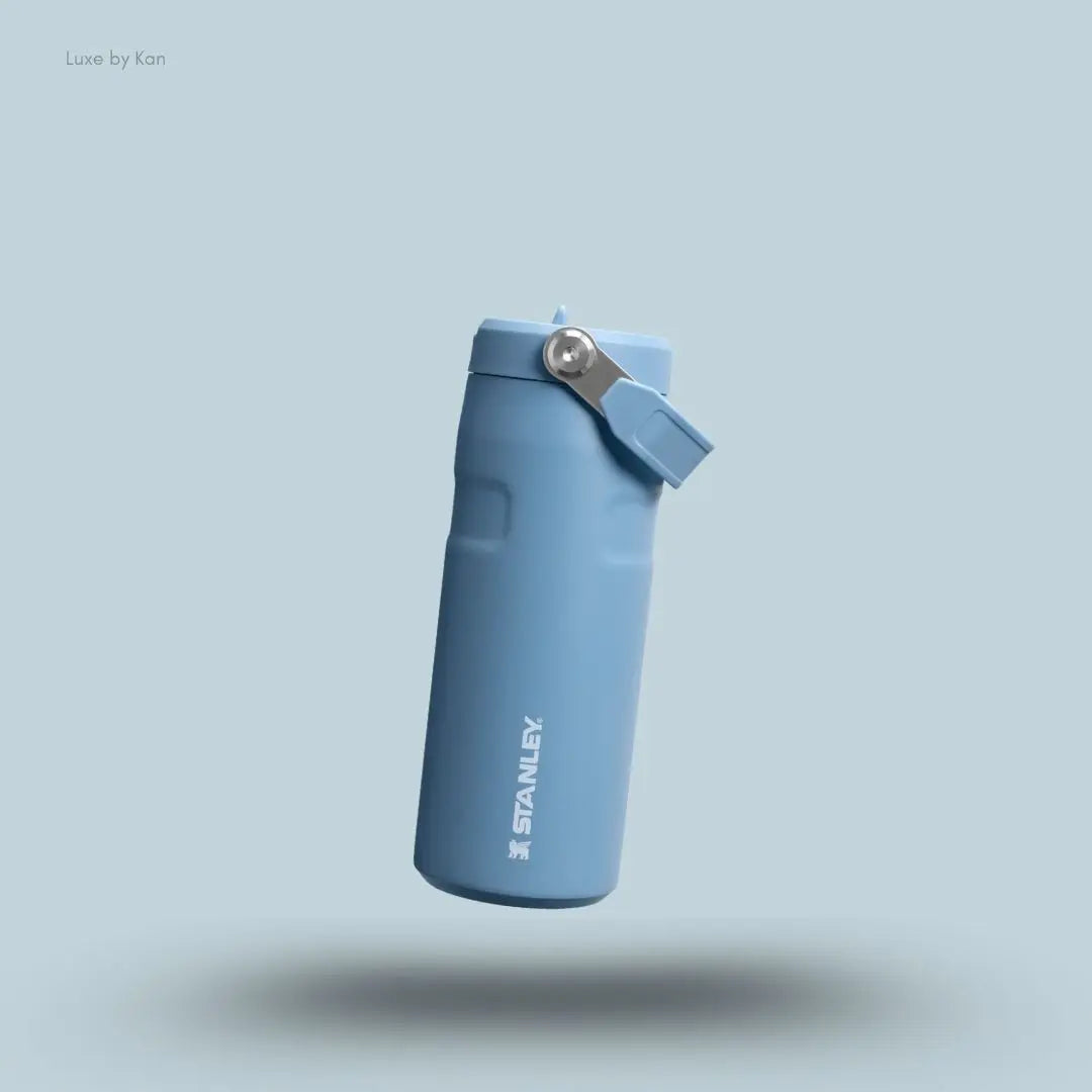 Stanley IceFlow Bottle Flip Straw 2.0 0.47L Indigo colour leakproof lightweight water bottle front view India