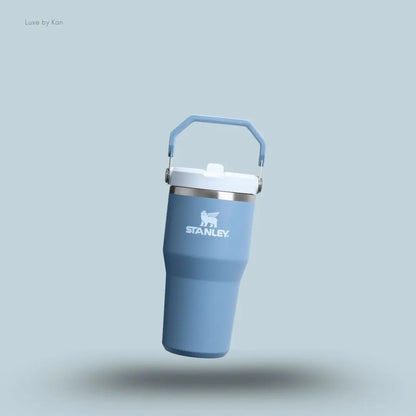 Stanley IceFlow Flip Straw 2.0 Tumbler 0.59L Indigo colour leakproof tumbler with flip straw front view India
